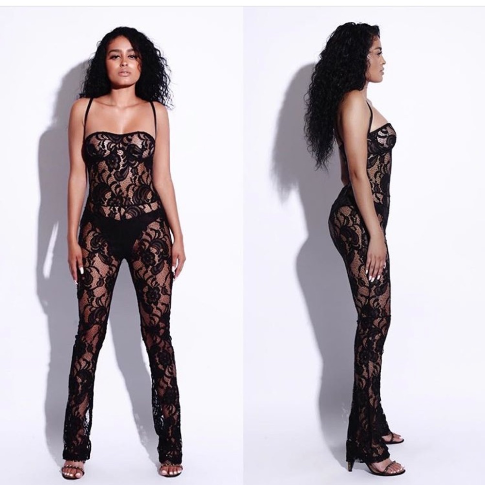 Matte Brand Lace Jumpsuit